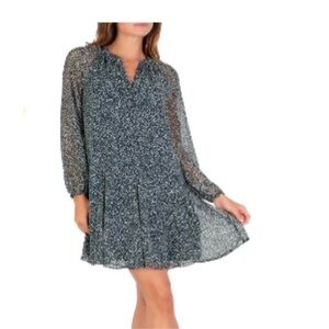 Joie Balloon Sleeve Dress XXLarge Womens Artic Animal Spot Limited Edition